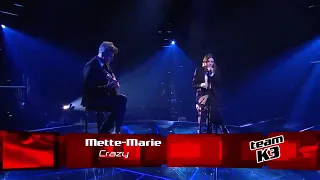 Mette-Marie - Crazy "The Semi Final" [THE VOICE KIDS]