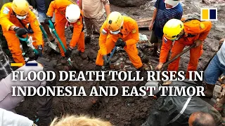 At least 128 killed in flash floods and landslides in Indonesia and East Timor