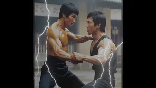 "Legendary Showdown: Bruce Lee vs. Donnie Yen – A Martial Arts Fantasy Clash"