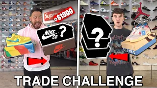Ultimate Sneaker Trade Challenge! (Who Can Get The Best Trade?!)