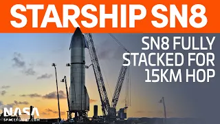 SpaceX Boca Chica - Starship SN8 nosecone mate - Raptors on the move