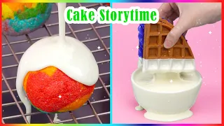 🌈 Top 11+ Satisfying Rainbow Cake Decorating Storytime 😳 Special Noise In The Phone Call at 2 AM �
