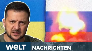 PUTINS KRIEG: Krim – Munitionslager explodiert – 24/7-Artillerieduell in Cherson | WELT Nachtstream