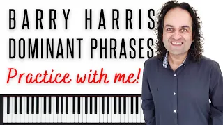 Barry Harris dominant scale rules - practice with me!