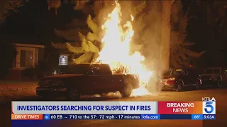Arsonist believed to have set multiple fires in Reseda area