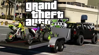 Buying 2 Dirtbikes & an ATV! - GTA 5 Real Hood Life 2 - Day 13