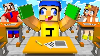 Jeffy Goes To SCHOOL in Minecraft!