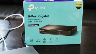 TP Link 8 Port POE Switch Quick Review