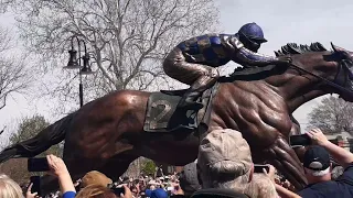 Secretariat unveil.  Ashland Virginia