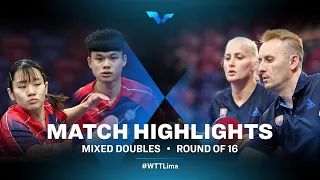 Su Pei-Ling/Feng Yi-Hsin vs Barbora Balazova/Lubomir Pistej | XD | WTT Contender Lima 2022 | (R16)