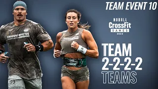 Team Event 10, Team 2-2-2-2—2022 NOBULL CrossFit Games