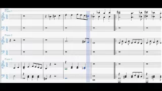 Turkish March (Mozart) | free sheet music for piano 6 hands