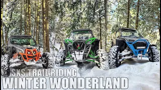 Winter Wonderland - Snowy SXS Hill Climbs + Uncontrollable Declines! RZR/X3/KRX/RMAX/Wildcat UTV's