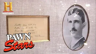 Pawn Stars: Rick BLOWN AWAY by TESLA POEM (Season 8) | History