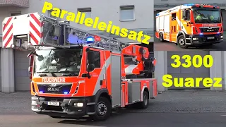 Inkognito und Parreleinsatz│DLK 3300/1 und LHF 3300/1►Berliner Feuerwehr - FW 3300 Suarez