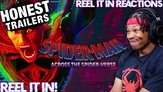 SPIDER-MAN: ACROSS THE SPIDER-VERSE HONEST TRAILERS REACTION | Screen Junkies | REEL IT IN REACTION