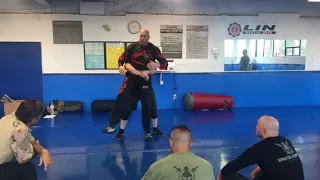 Nir Maman - CT 707 Israeli Krav Systems - Krav Maga Bear Hug from behind