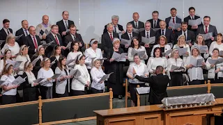 Пение «Взгляни на Крест, душа» - Хор Глория