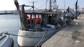 Fischer an der Ostsee in Travemünde