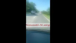 На трассе Николаев-Одесса столкнулись «БМВ» и фура