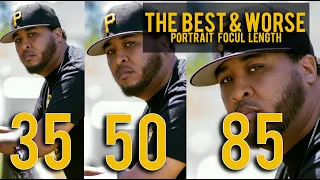 35mm vs 50mm vs 85mm Lens Comparison for Portrait Photography