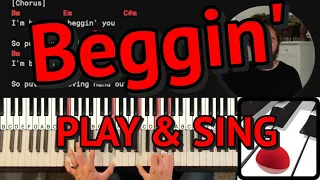 Beggin' | Måneskin | Sing & Play Piano Tutorial