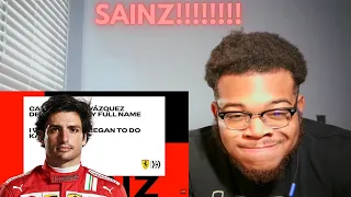 YOUNG SAINZ!!! AMERICAN REACTS TO CARLOS SAINZ FUNNY MOMENTS (REACTION)!!!