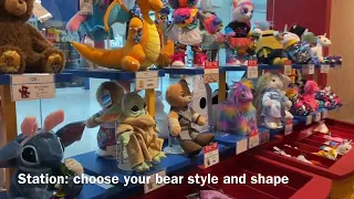 Build-A-Bear Workshop birthday shopping and making a bear in 2021 at the Florida Mall