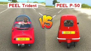 Forza Horizon 4 - 😱World's Smallest Cars PEEL Trident vs PEEL P50 Drag Race #11 | Who Win?