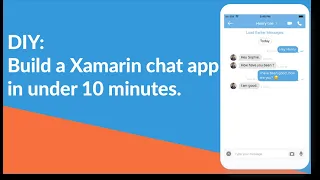 Xamarin Chat App Tutorial - Build Xamarin Chat App from scratch in 10 MINUTES!