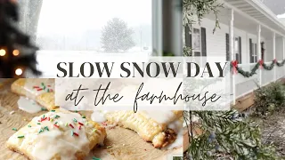 Slow Living Snow Day At The Farmhouse | Sourdough Pop Tarts | Ushering in the New Year