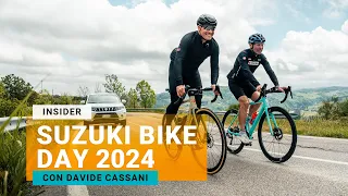 Con Cassani sul percorso del Suzuki Bike Day