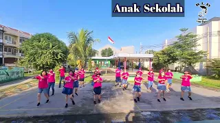 ANAK SEKOLh - Line Dance || Demo || Beauty LD T.Ratu || Mei2 LD Class