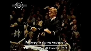 MSB ‘from the archives’ - Powerpoint (James Anderson) 1994