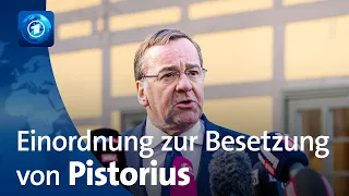 Einordnung zum neuen Verteidigungsminister Pistorius