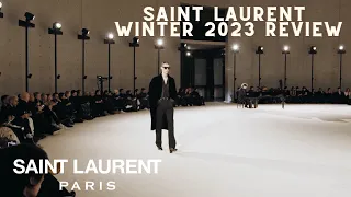 Saint Laurent Men's Winter 2023 Review | immaculate.