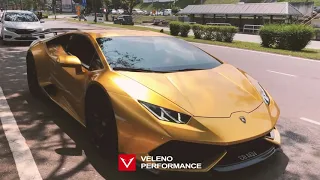Lamborghini Huracan, Veleno Performance Catback Exhaust, Loud POPS!