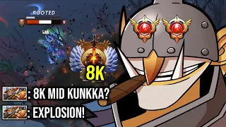 How to delete 8K Kunkka? - The Reason Why Techies is better than any mid hero in dota!!