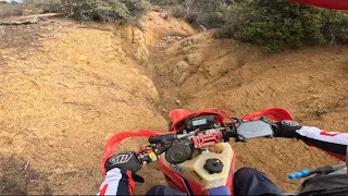 Single Track Day/Haystack, Cottonwood AZ. 2022 CRF450X Part 1.