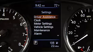 2018 Nissan Rogue - Vehicle Information Display