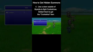 Final Fantasy 4 All Hidden Summons Trophy