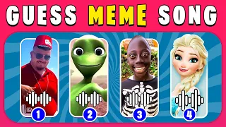 🎵🔥Guess Meme & Who's Singing 🎤 | MrBeast, Elsa,Tenge | quiz challenge 2024