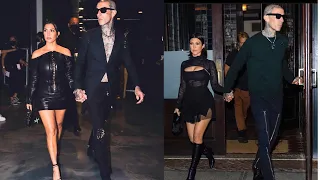 Kourtney Kardashian and Travis Barker Cute Moments. Hottest Couple