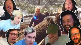 STREAMERS REACTION TO SONS OF THE FOREST I SONS OF THE FOREST Random & Funny Moments Kelvin