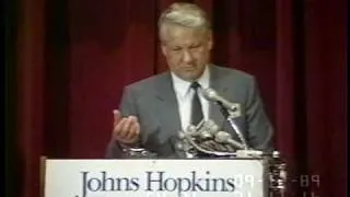 Ельцин в Johns Hopkins University [2/5]