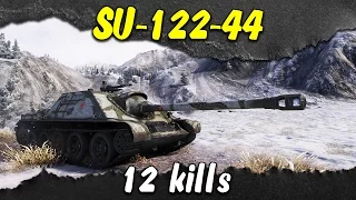 World of Tanks - SU-122-44, Keep that gun firing | 5k damage and 12 kills