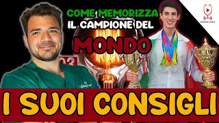 COME MEMORIZZARE TUTTO per il TEST con il CAMPIONE MONDIALE di #MEMORIA