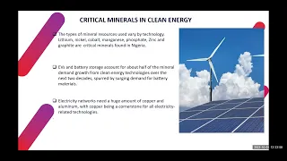 #MM161:The Role of Critical Minerals in Clean Energy Transition