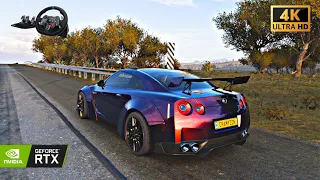 Nissan GTR R35 // Forza Horizon 5 | Logitech g29 Gameplay [ 4k 60fps ]