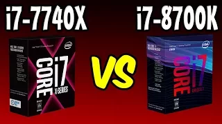 💥i7-7740X Vs i7-8700K🔥Benchmarks + Gaming Test! 🎮 [4K]